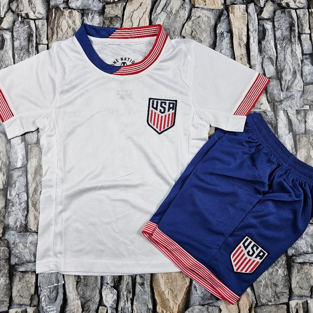 USA Kids Soccer Jersey Kit Youth/ jersey/ Jersey and Shorts